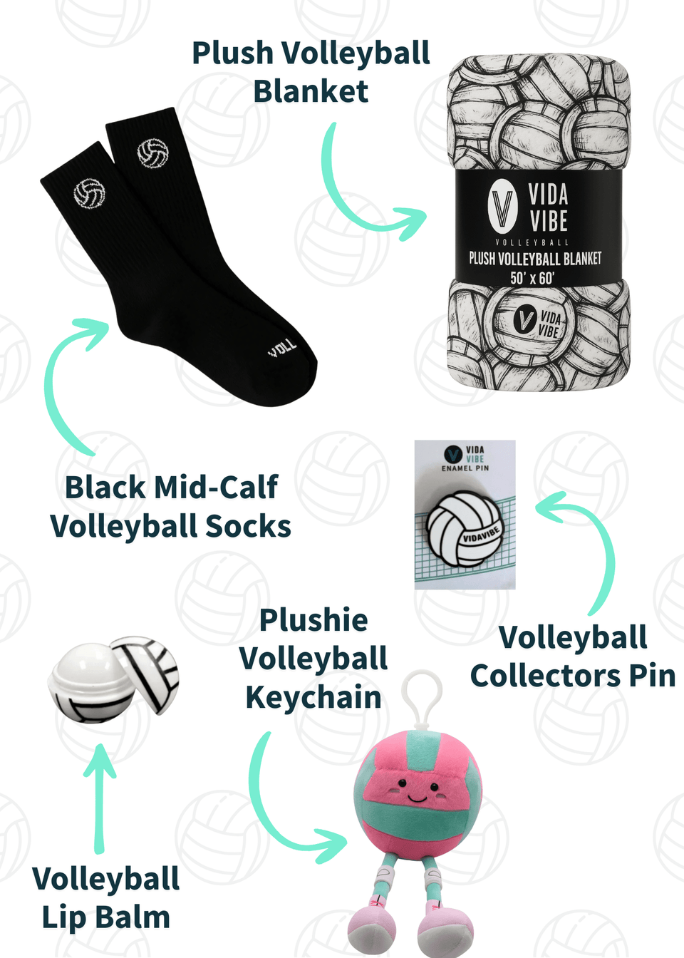 Cozy Volleyball Gift Bundle